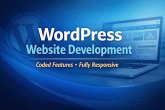 develop and customize a professional wordpress website with coding