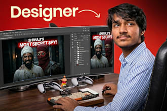 design professional cinematic documentary youtube thumbnails