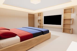 create realistic 3d interior and exterior rendering using 3ds max