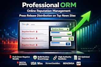 do ORM online reputation management with press release distribution