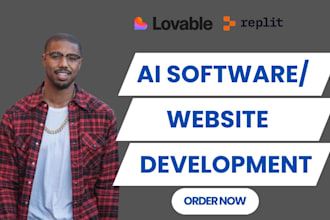 build custom ai website development, backend vibe coded website, lovable, cursor
