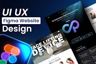 create professional figma website UI UX design