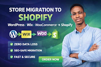 migrate wordpress to shopify wix to shopify woocommerce to shopify