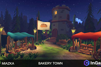 create low poly 3d models