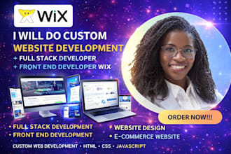 full stack engineer, front end developer wix back end engineer