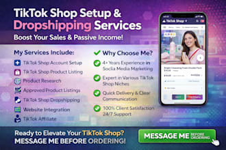 setup tiktok shop dropshipping tik tok marketing manager shopify integration