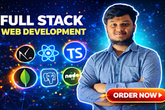 build a custom website as a full stack developer