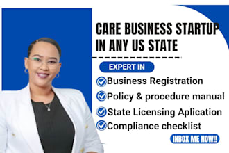 setup and get license for non medical homecare business in pennsylvanian, ny, nh