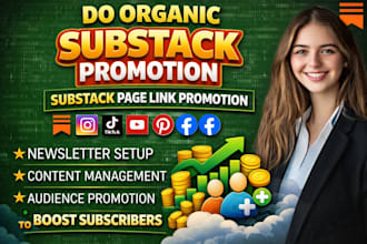 do organic substack promotion substack page link promotion to boost subscribers