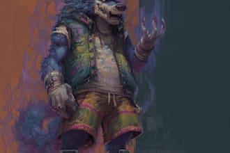 create furry, monster, anthropomorphic creature