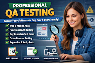 do professional manual QA testing for your product