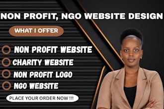 design non profit website , ngo website