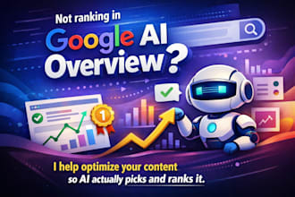 ai SEO and GEO optimization for google ai overviews, chatgpt and perplexity rank