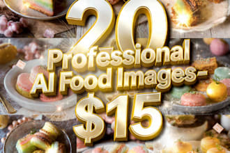 generate free ai food photography for restaurants, menus and ads