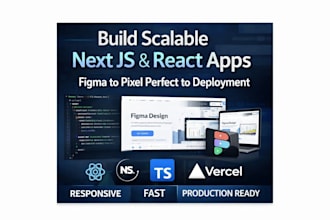 build scalable next js and react apps from figma to pixel perfect deployment