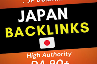 provide japanese  backlinks with high da contextual link