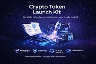 do a complete launch kit and crypto kickstart