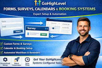 configure gohighlevel forms ghl surveys ghl calendars ghl booking system