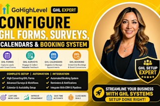 configure gohighlevel forms ghl surveys ghl calendars ghl booking system