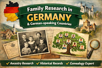 do family research in germany and genealogy in german speaking countries