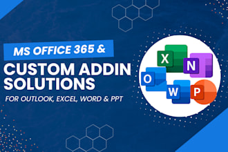 develop office addin plugin for outlook excel word powerpoint 365