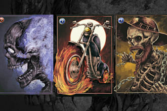 draw playing cards or cards games and boards