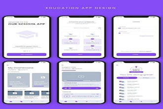 develop children learning app, educational or school app, kid elearning app