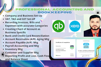 do quickbooks and xero accounting and bookkeeping