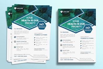 flyer, brochure, and graphic design