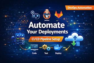 build ci cd pipelines using github actions jenkins or gitlab