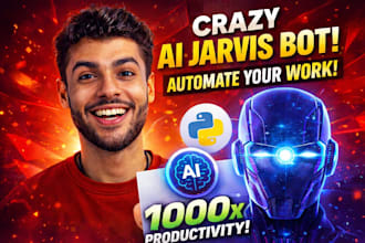 develop an ai virtual assistant like jarvis to automate your tasks