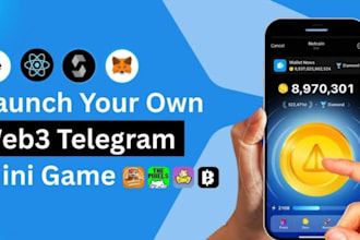 create telegram mimi app, nft game, airdrop jetton web3 game, solana coin game