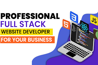 design and develop a modern full stack website using mern, react, node