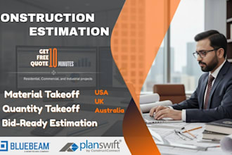 do construction cost estimation and quantity takeoff