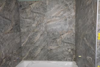 explain common tiling and plastering mistakes and provide simple diagrams