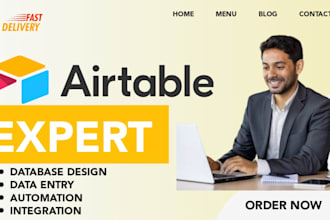 setup airtable, airtable database, airtable automation, airtable expert, softr