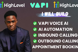 build gohighlevel ai voice agents using vapi, synthflow retell ai automation
