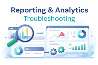 fix reporting issues and improve analytics dashboards