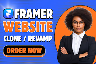 clone framer website duplicate framer website redesign framer website revamp