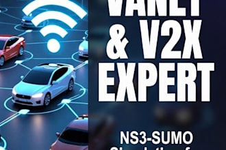 simulate vanet, v2x, and c v2x using ns3 with sumo for research