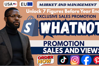 promote and setup whatnot, boost whatnot views and sales, substack promotion