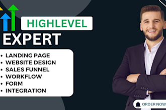 be your gohighlevel expert for ghl funnels,websites, and workflows