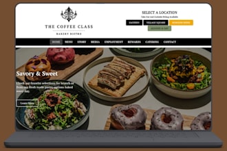 build meal prep website food delivery website meal subscription box website