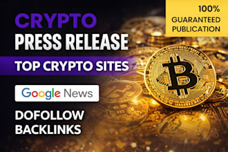 crypto PR distribution on top news sites