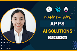 build custom web applications and ai solutions