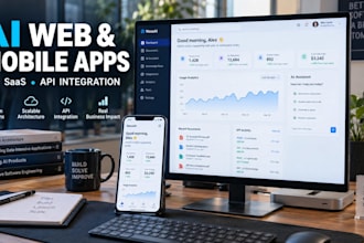 develop ai powered web apps, saas and mobile apps