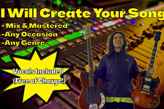 produce a professional custom song or backing track