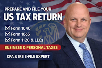 prepare US personal tax return form 1040, irs efile, tax extension and amendment