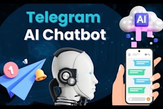 build telegram bot, ai chat bot, automation with python for your needs