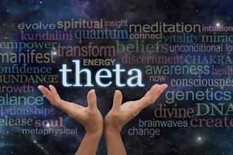 perform a remote theta healing session for energy balance and renewal